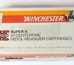 Winchester Super-X Centerfire Pistol-Revolver Cartridges Semi-Wad Cutter + More, 50 .38 SPL Cartridges (Lot)