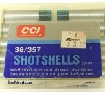 CCI 38/357 Shotshells, 10 Shotshells, 3709